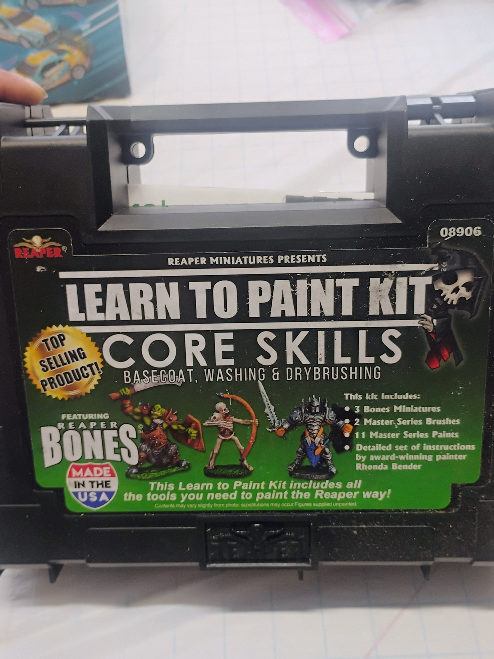 Learn to Paint Kit - Core Skills (Black/Green)